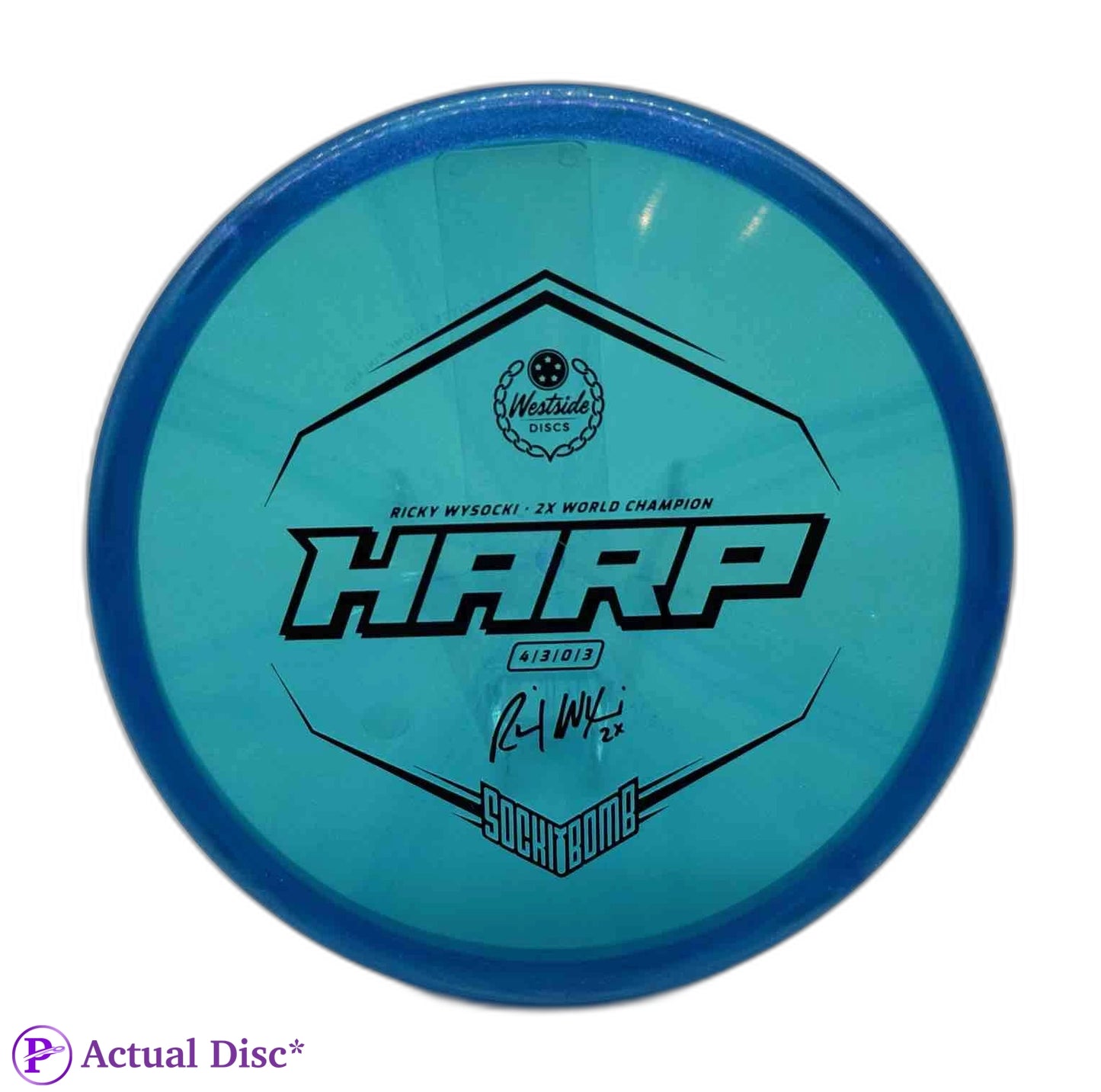 VIP Ice Glimmer Harpe Sockibomb Stamp